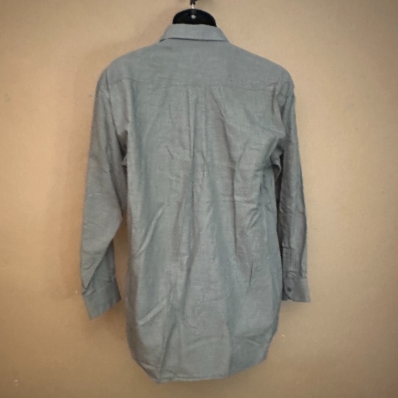 Rodin Collection Microplaid Long Sleeve Shirt 15.5" neck Regular Made in Italy - Picture 3 of 4